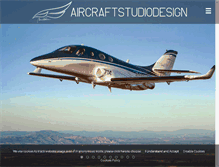 Tablet Screenshot of aircraftstudiodesign.com